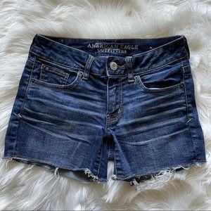 American Eagle Super Stretch Shortie Cutoff Denim Short